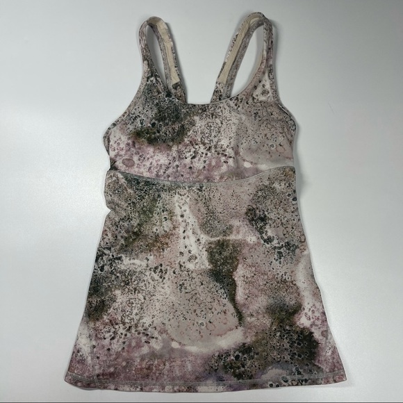 lululemon athletica Tops - Lululemon Crossback Tank Sugar Crush Multi 2